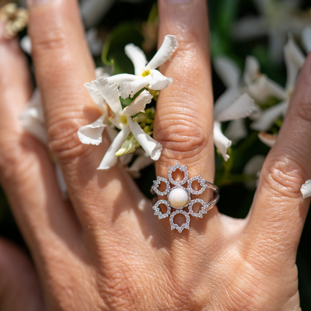 Bague halo Gogane