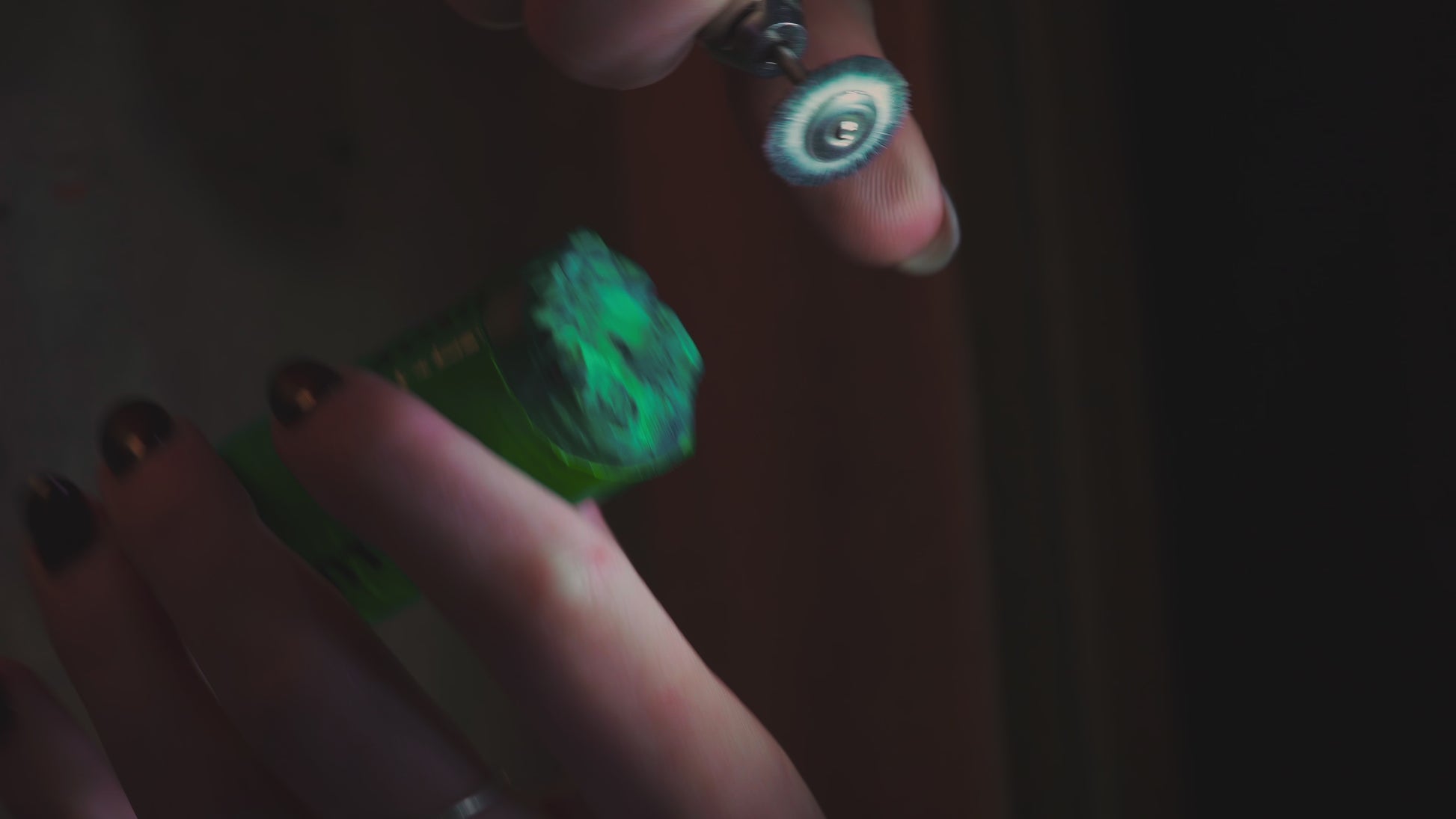 fabrication et polissage de bague