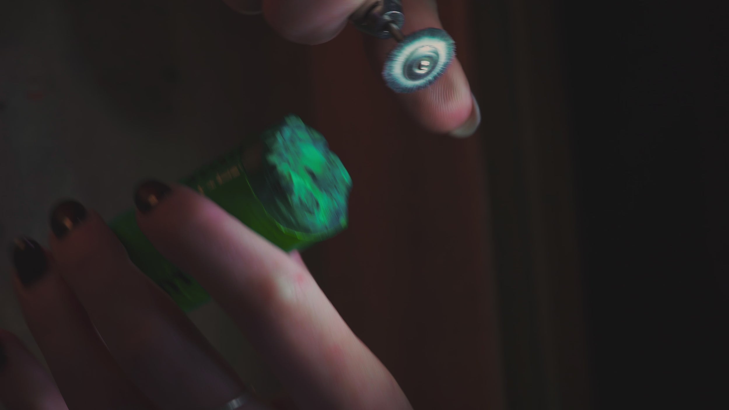 fabrication et polissage de bague